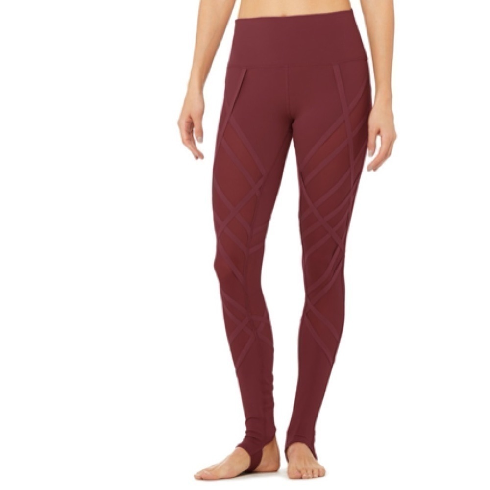 Alo High Waist wrapped stirrup legging